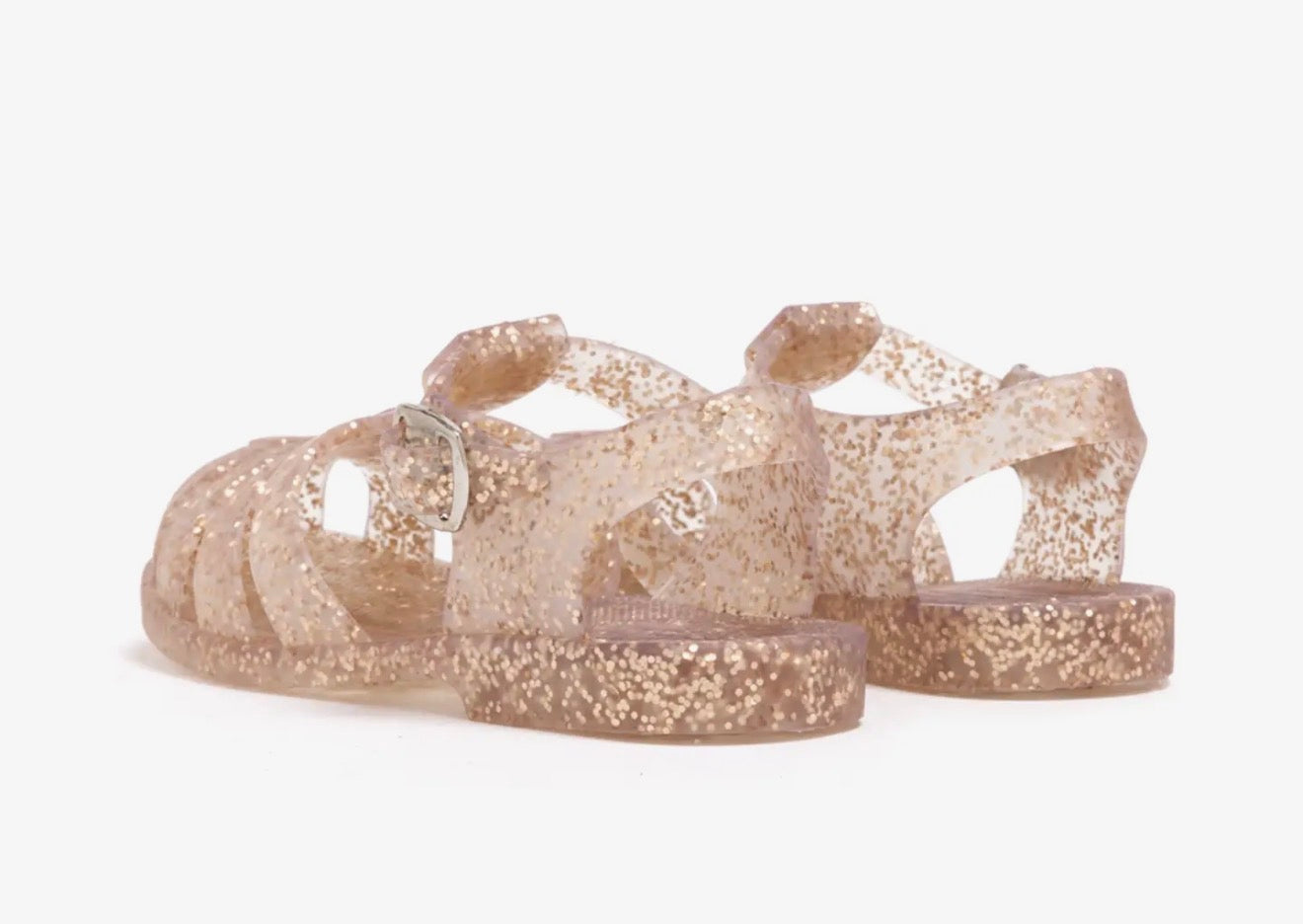 Rose Gold Glitter - Water Shoes Jelly Sandal