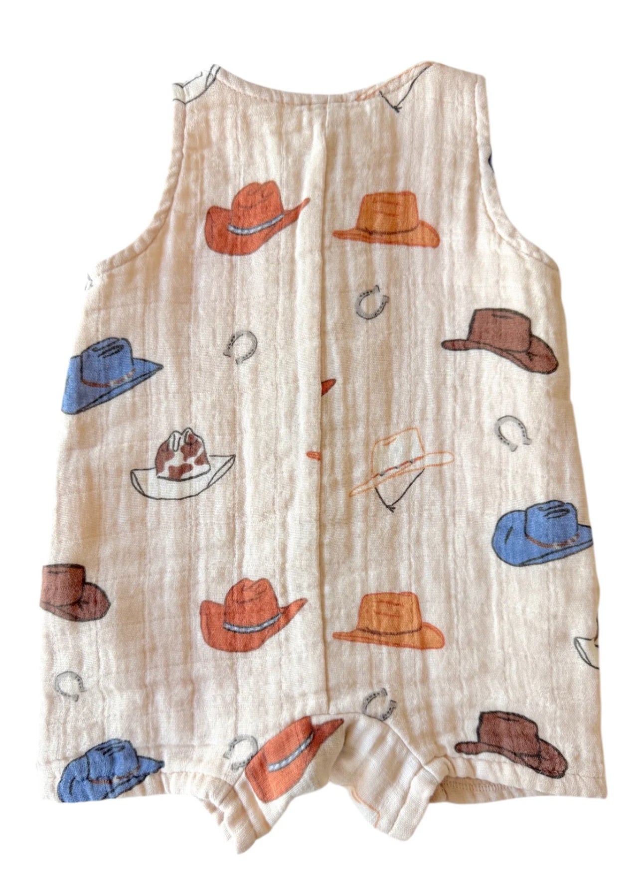 Western Muslin Shortie Romper