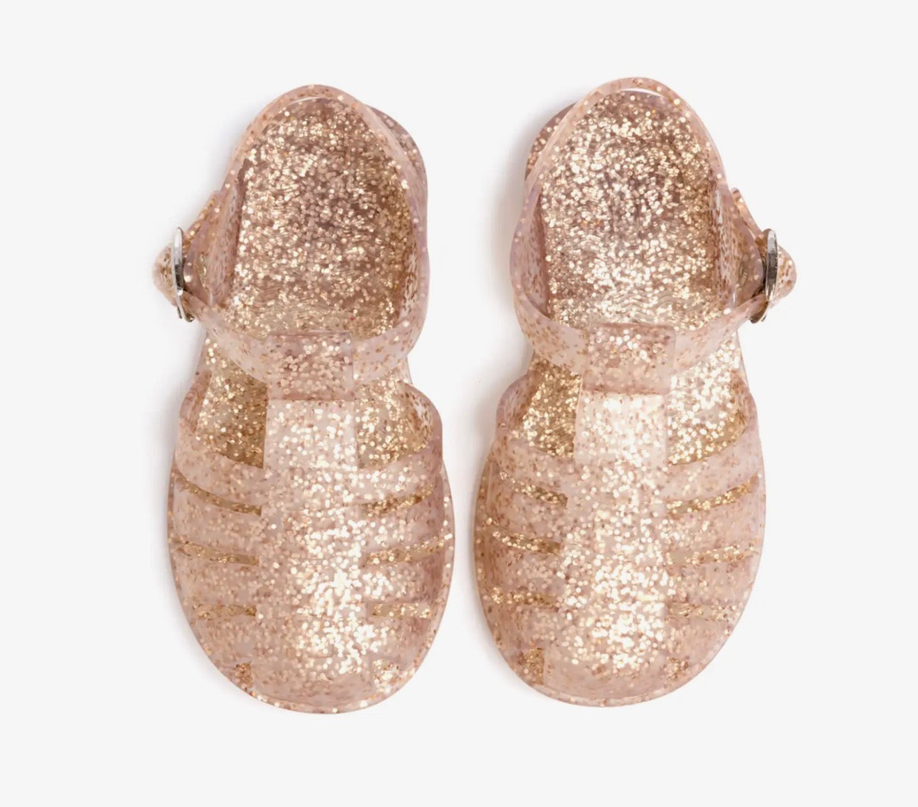 Rose Gold Glitter - Water Shoes Jelly Sandal