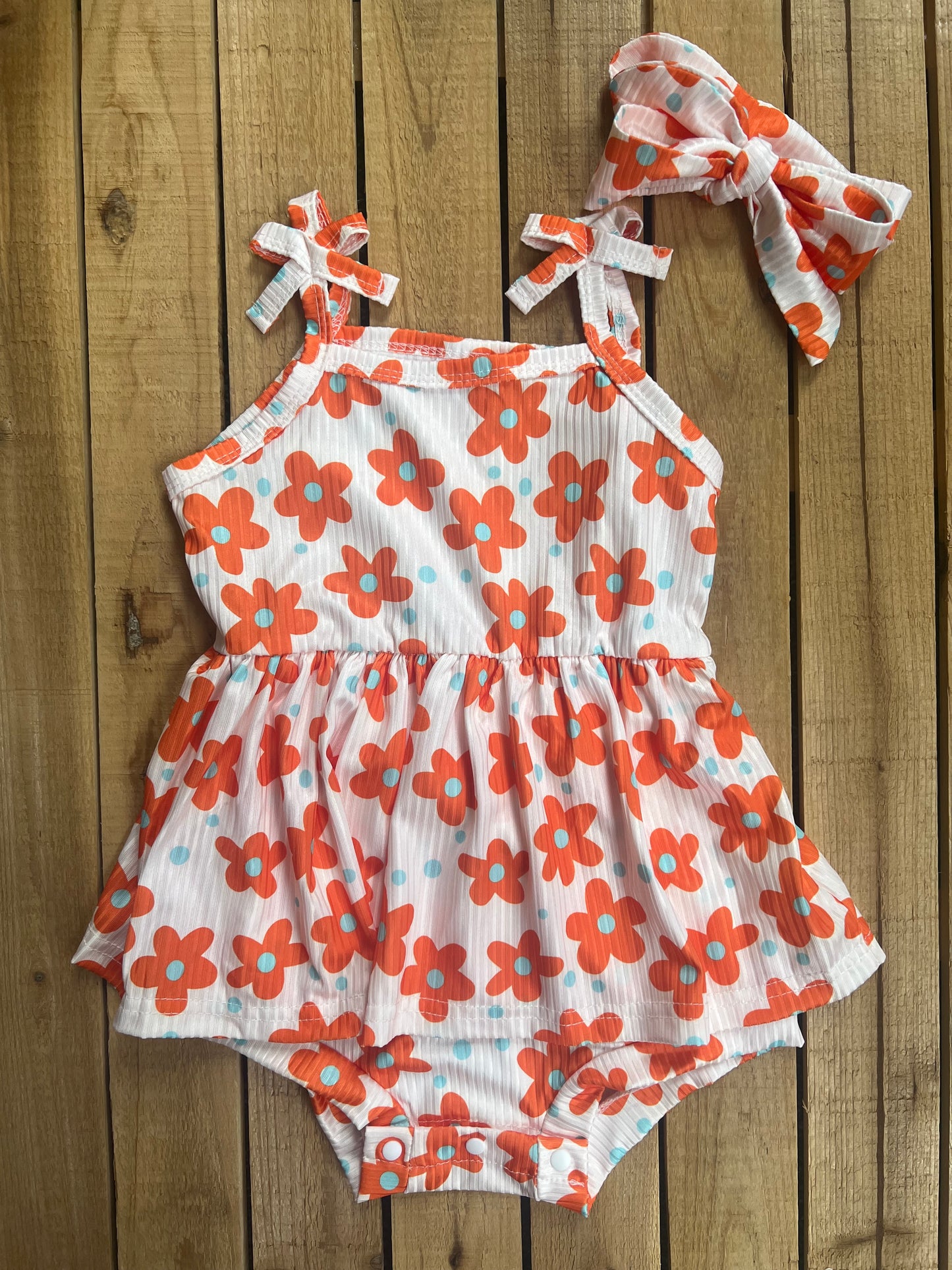 Vibrant Floral Dress Set