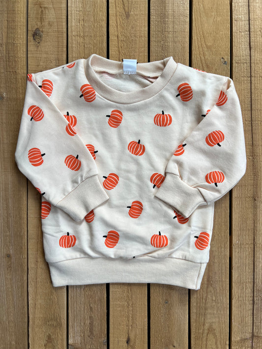 Pumpkin Print Pullover