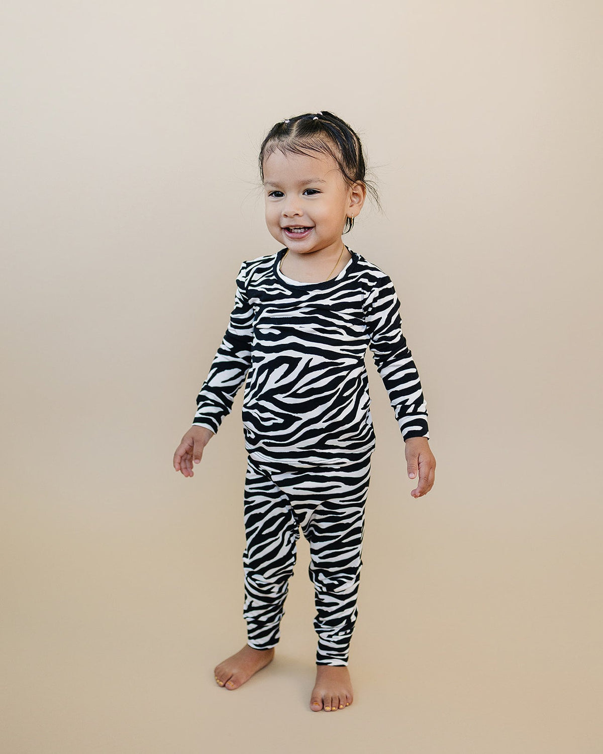 Bamboo Two Piece Set | Zebra