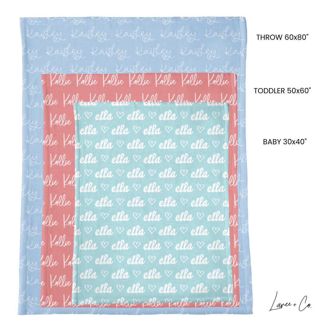 Allie Personalized Minky Blanket