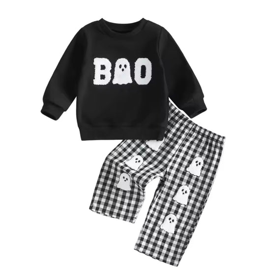 Boo Gingham Ghost Set