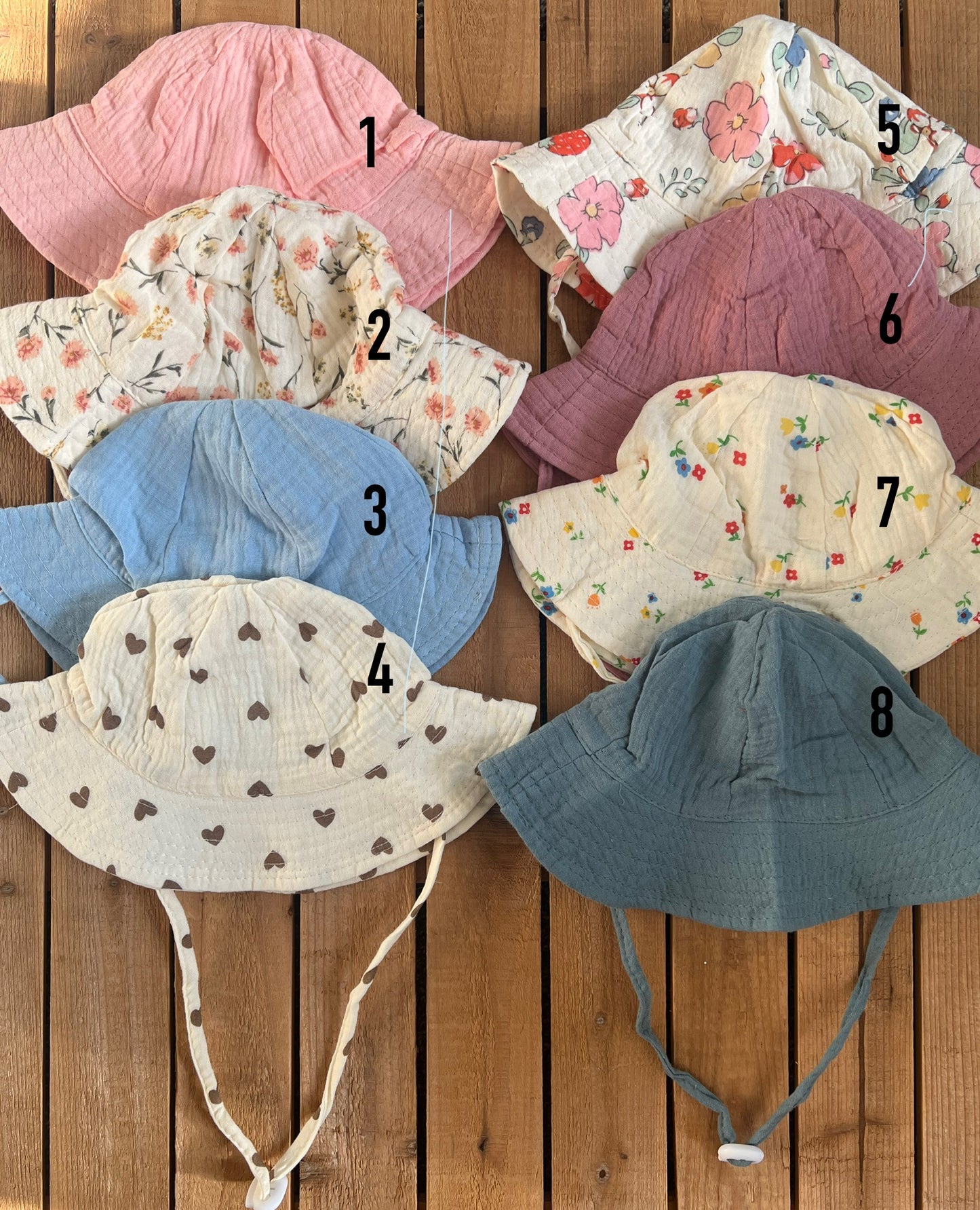 Muslin Sun Hats