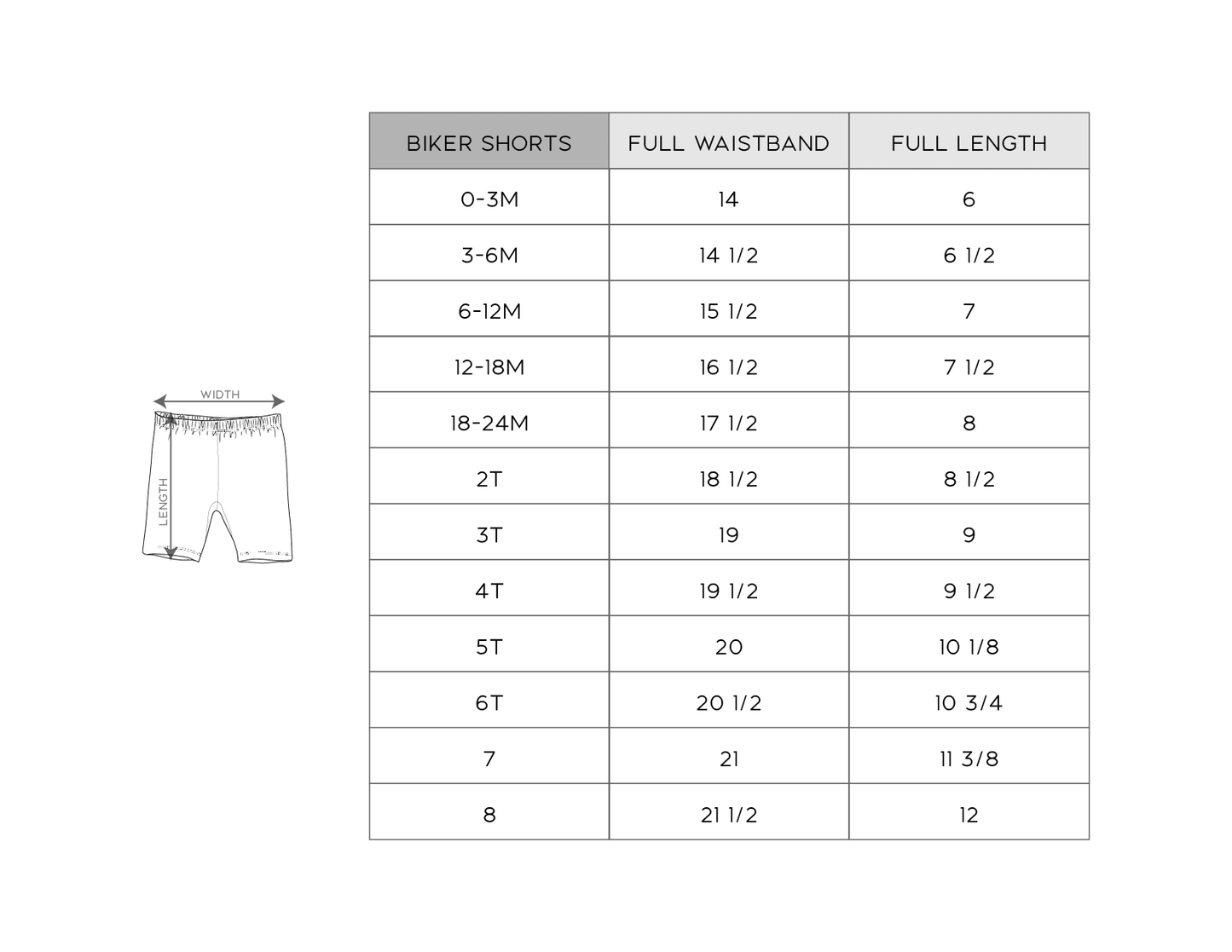 Girl's Biker Shorts