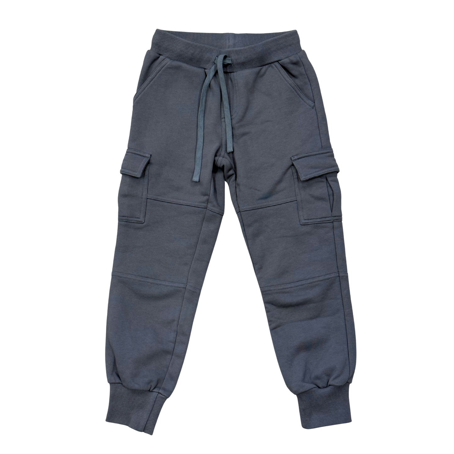 Boys Cargo Fleece Pant in Stormy Blue