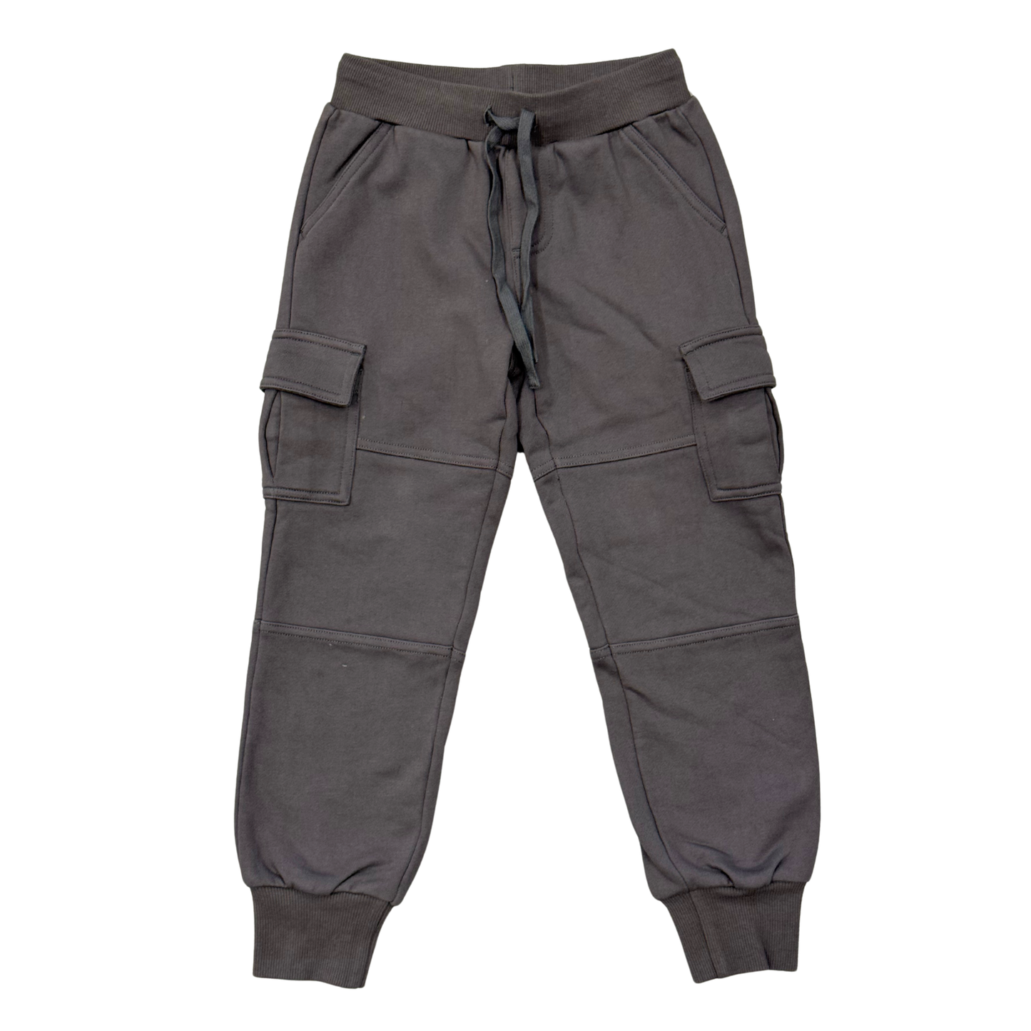 Boys Cargo Fleece Pant in Thunder