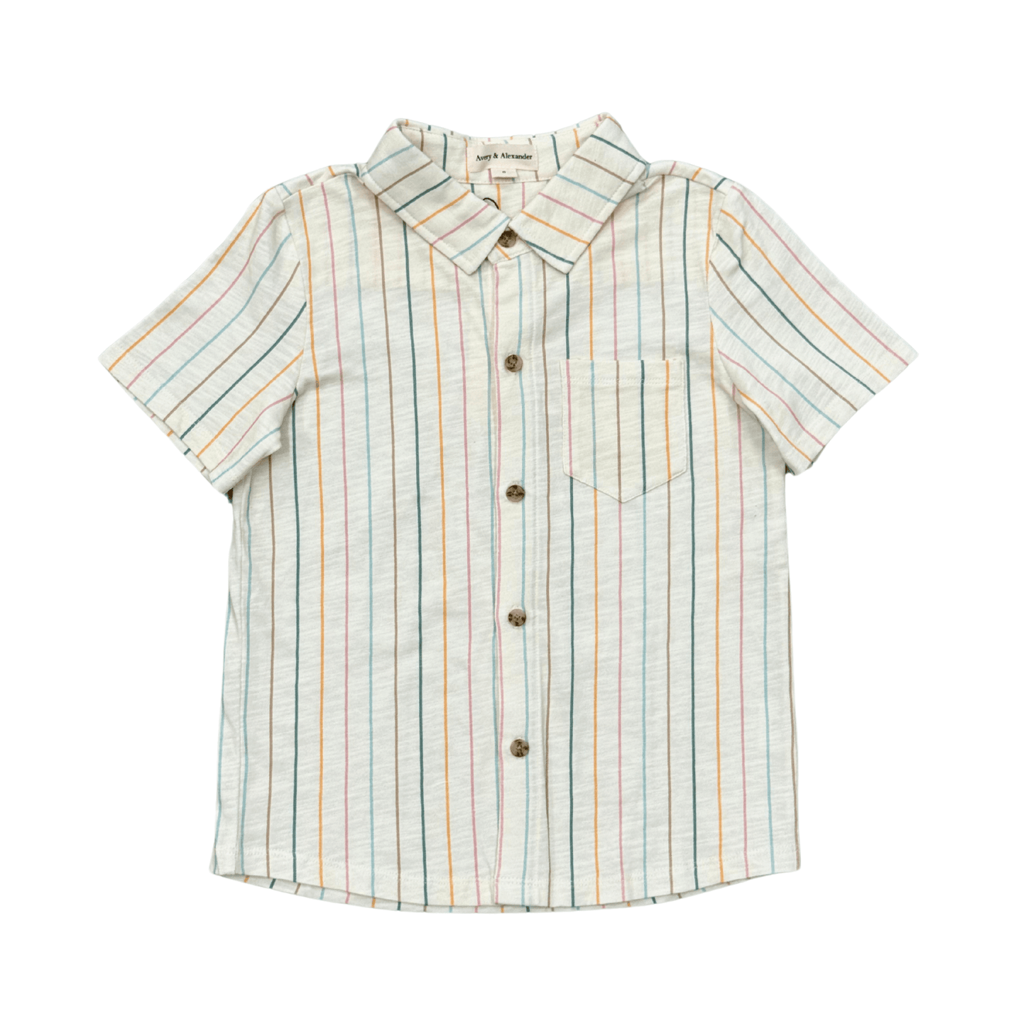 Boy's Collar Button Shirt
