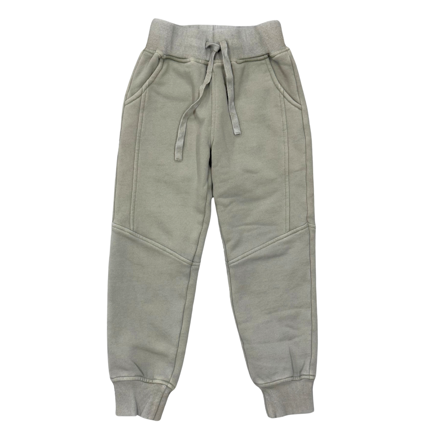 Boys Detail Fleece Jogger in Evergreen