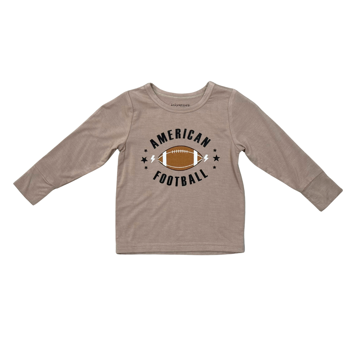 Boys Long Sleeve Tee in American Football