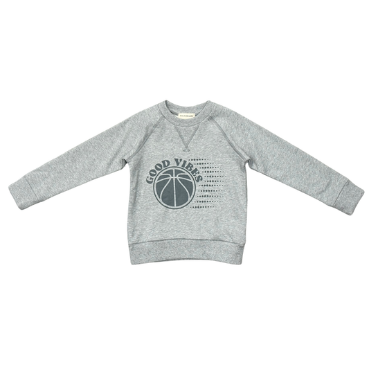 Boys Raglan Sleeve Sweatshirt in Good Vibes