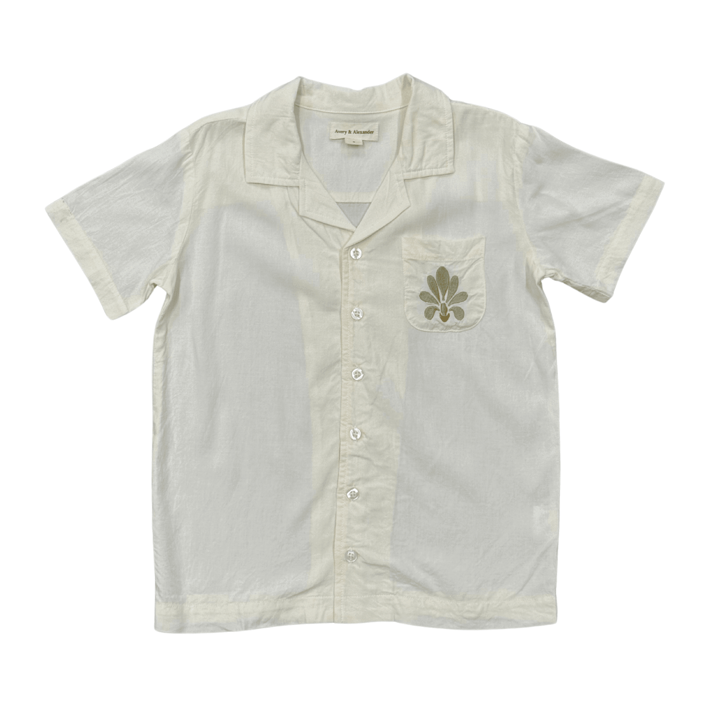 Boy's Linen Button Top