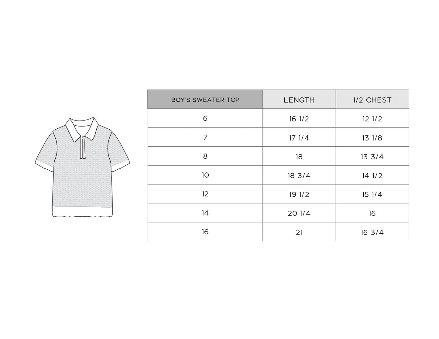 Boy's Sweater Top