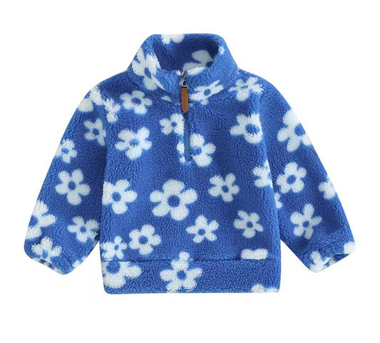 Fleece Daisy Pullover