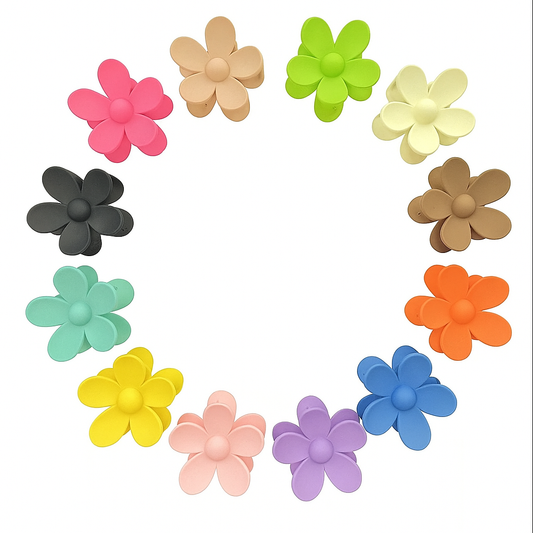 Large Flower Hair Claw