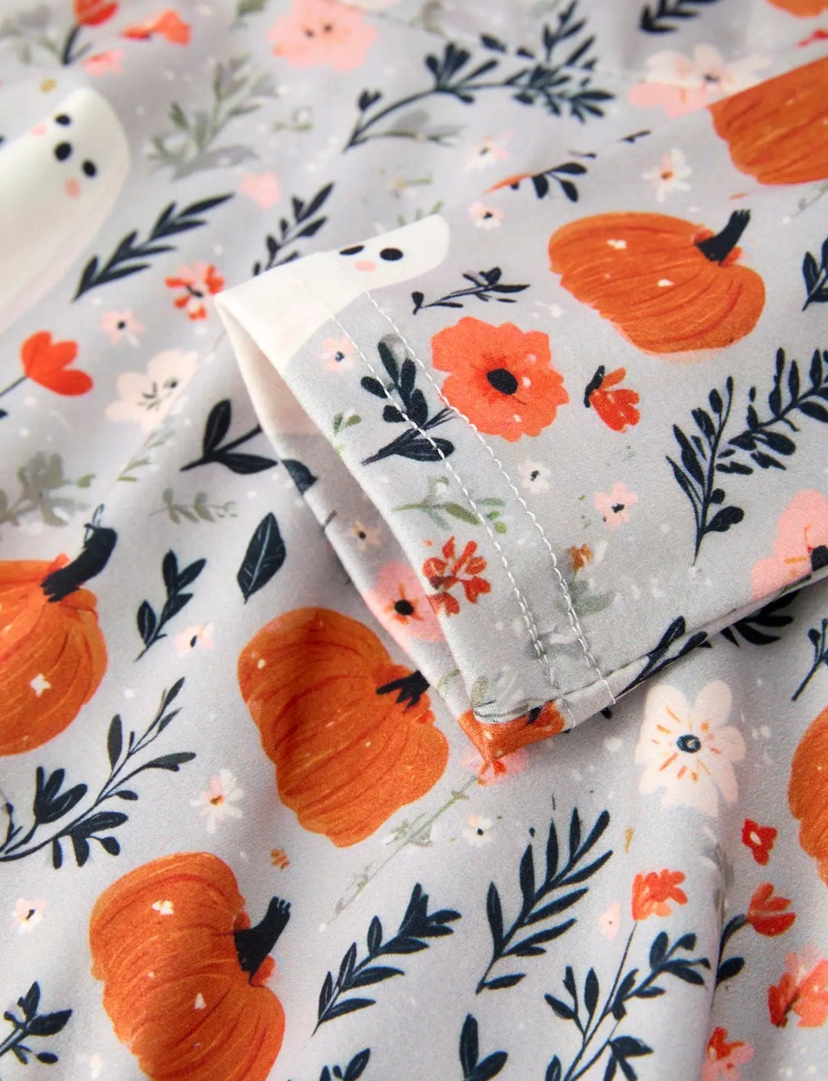 Halloween Pumpkin Ghost Twirl Dress
