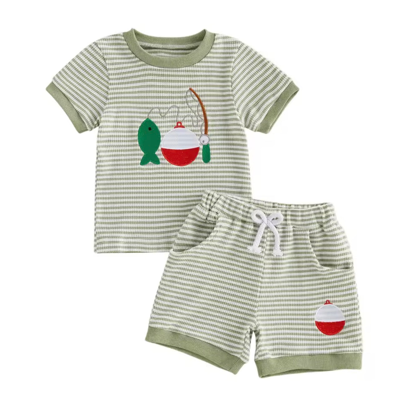 Embroidered Fishing Set