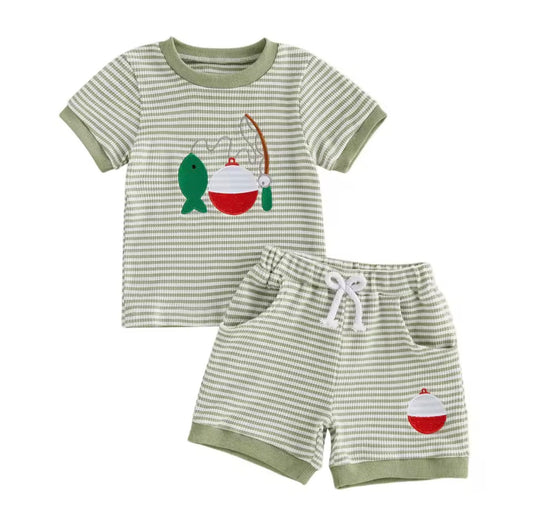 Embroidered Fishing Set