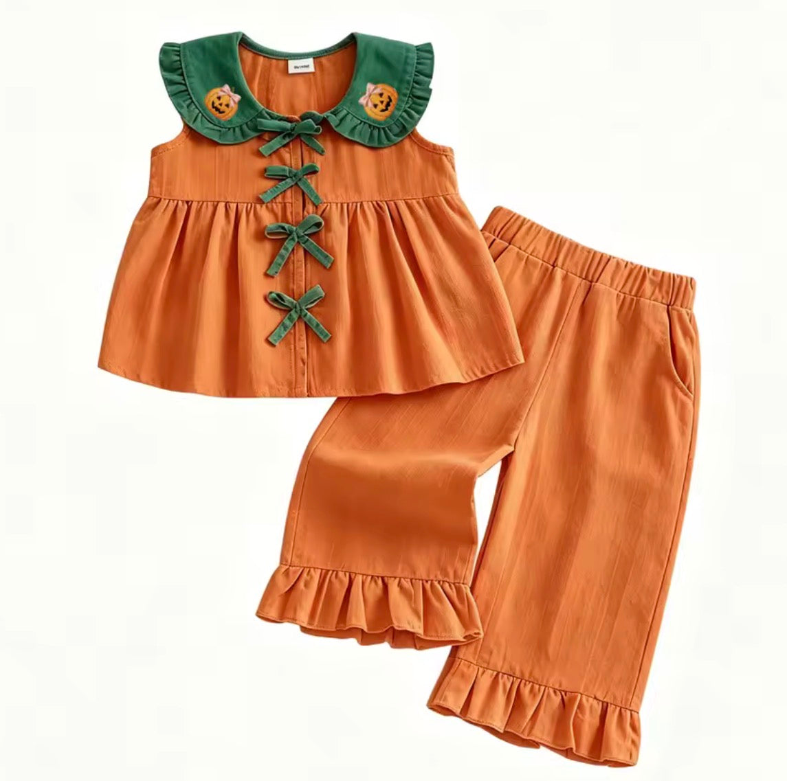 Pumpkin Peplum Set