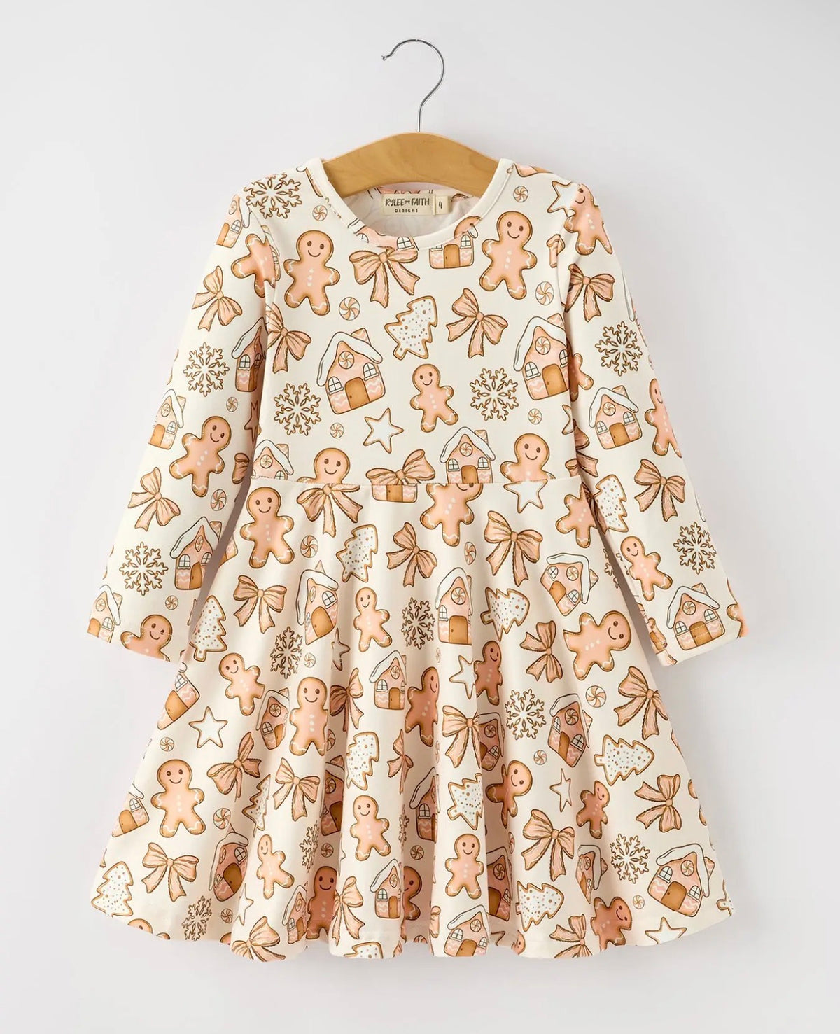 Gingerbread Twirl Dress