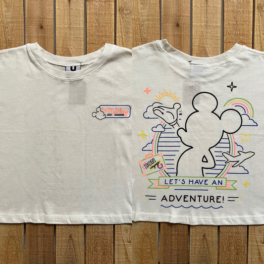 Neon Mickey's Let's Have an Adventure Tee