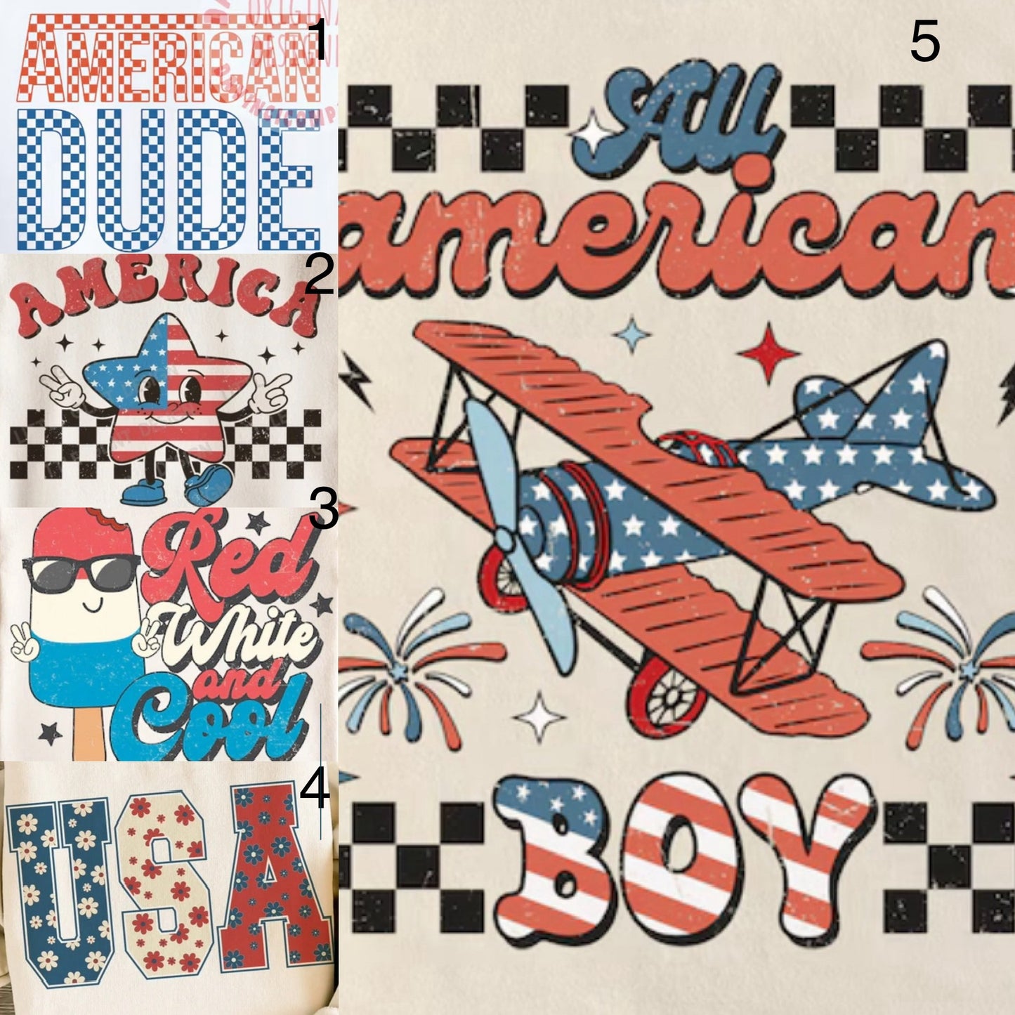 4th of July Tee Preorder- Short Sleeve Options