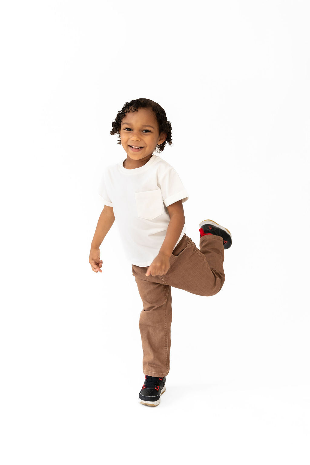 Ivory Boxy Kids Tee
