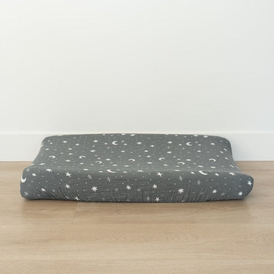 Mebie Baby Night Sky Muslin Changing Pad Cover