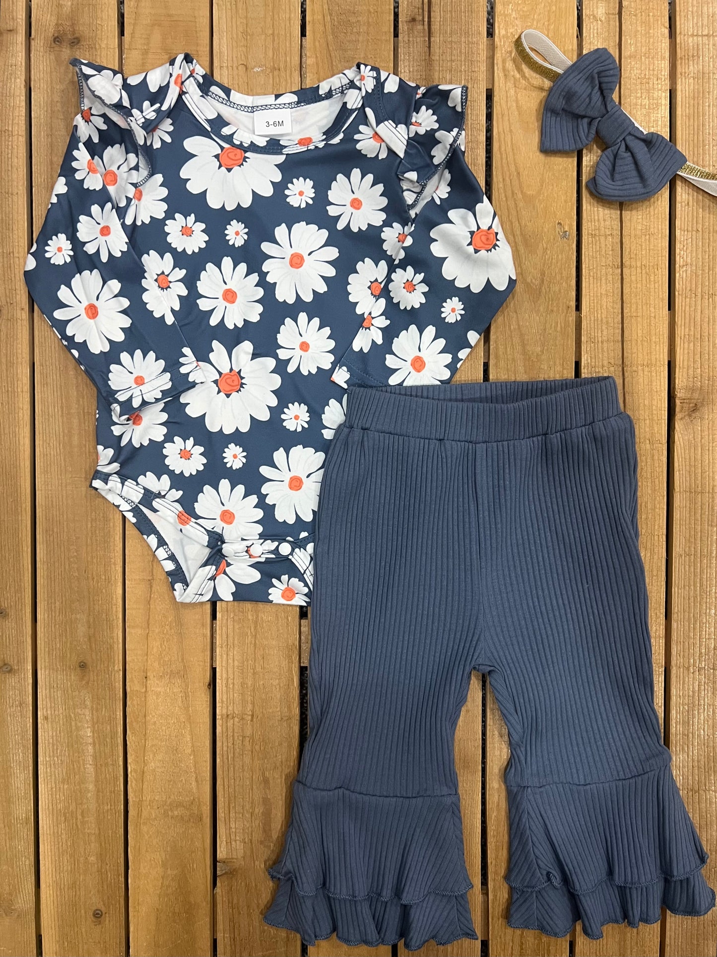 Navy Daisy Set