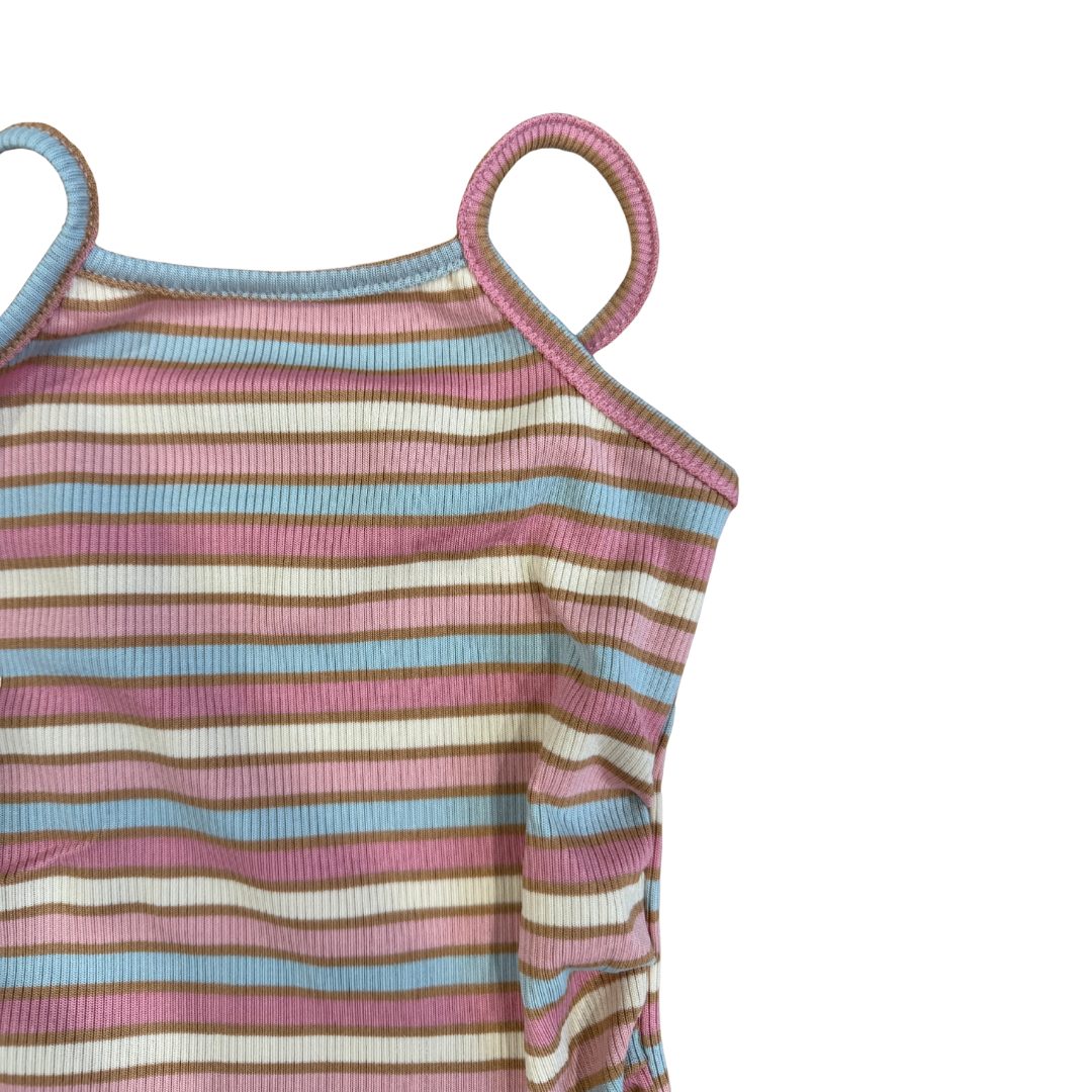 Ribbed Striped Dress