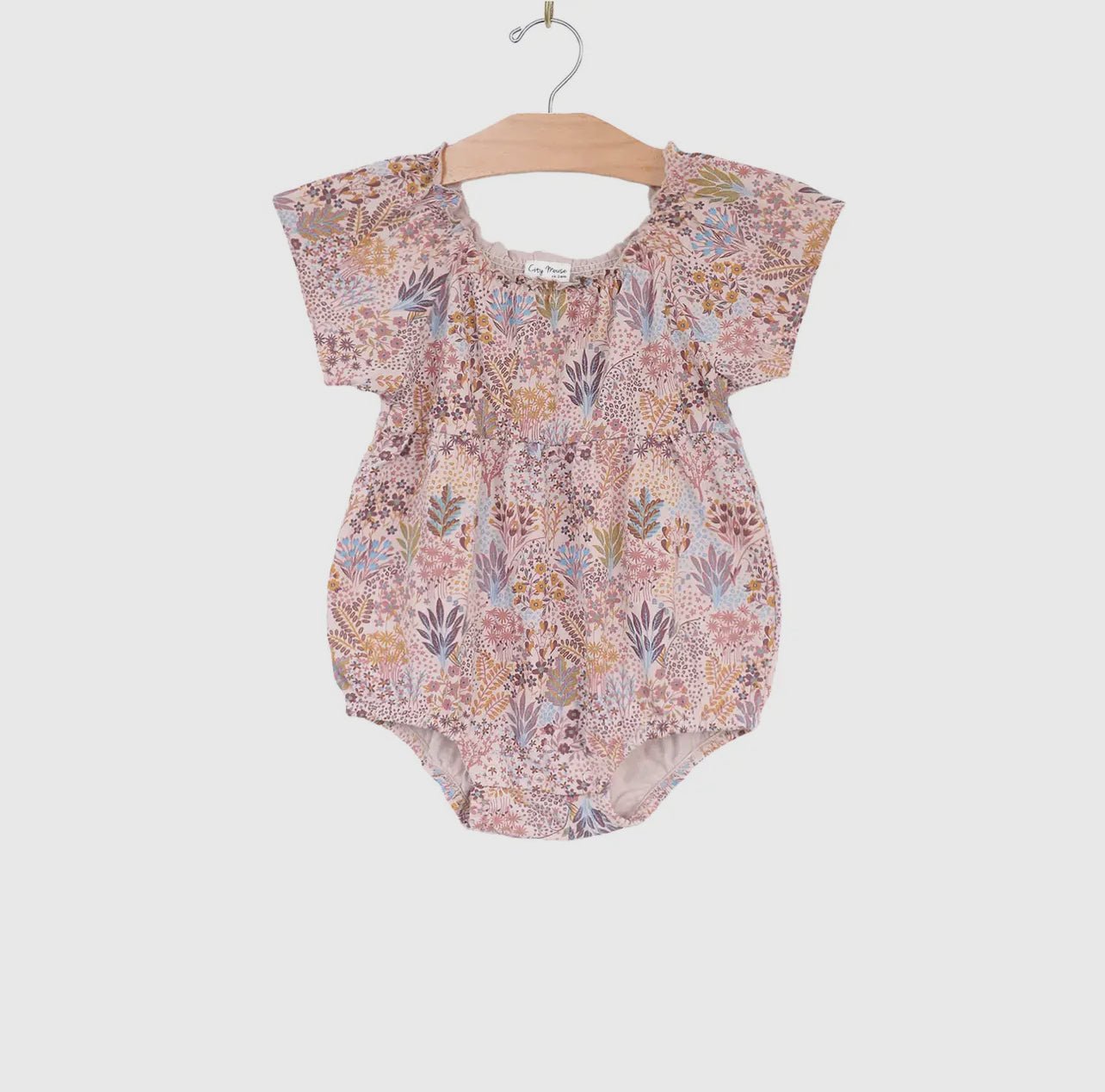 City Mouse Flutter Sleeve Romper