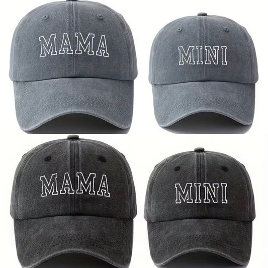 Acid Wash Mama & Mini Hats