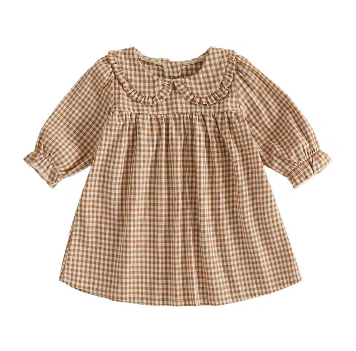 Gingham Peter Pan Collar Dress