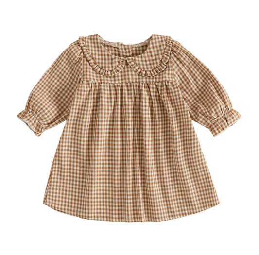 Gingham Peter Pan Collar Dress