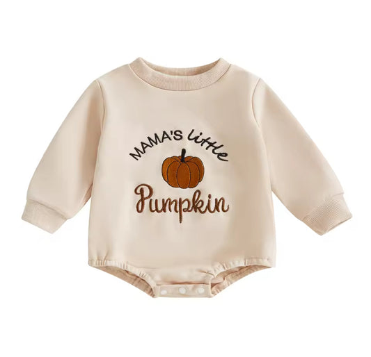 Mama's Little Pumpkin Romper