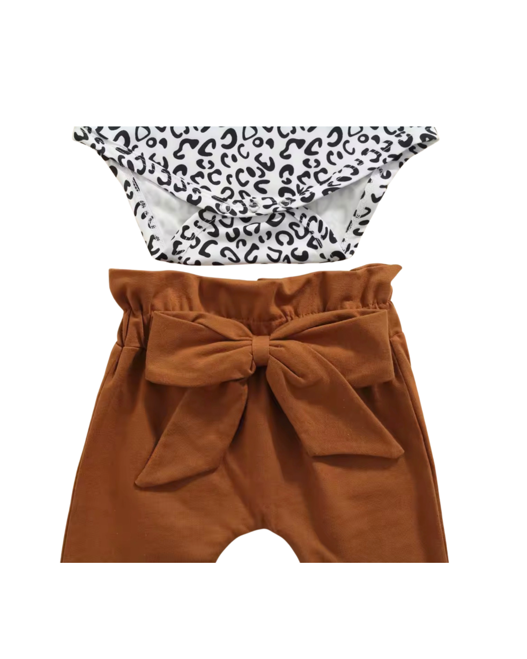 Leopard Print Onesie Set