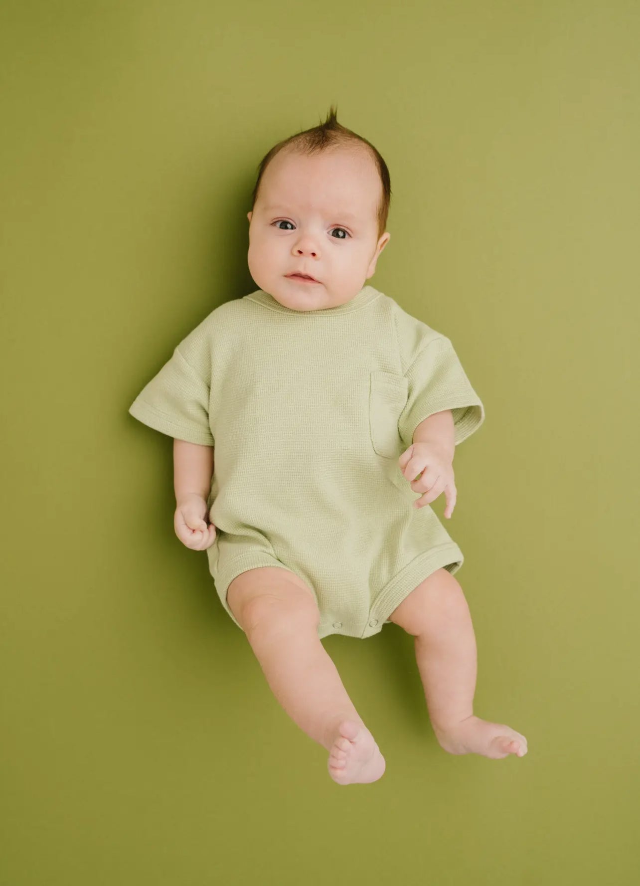 Meadow Waffle Pocket Romper