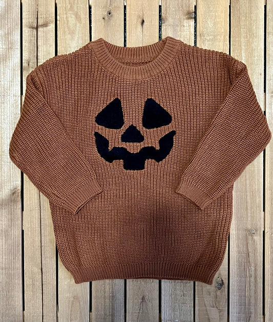 Pumpkin Knit Sweater