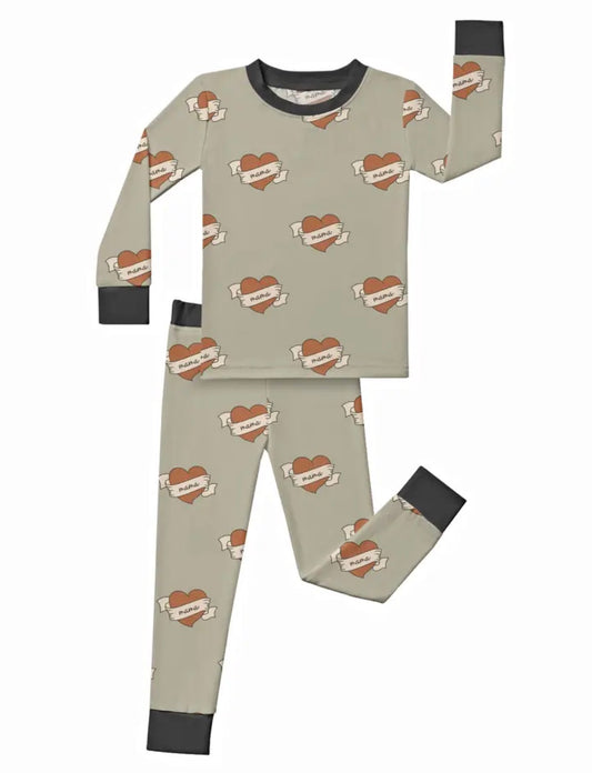 Mama Heart Bamboo Set