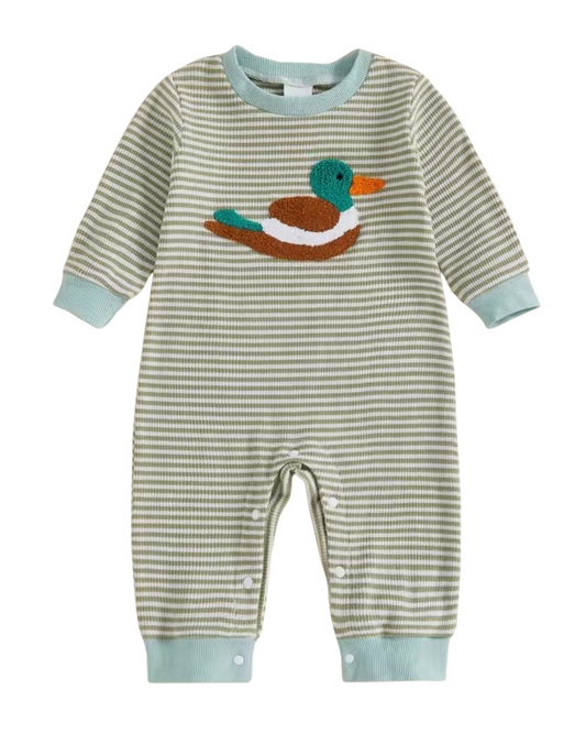 Striped Duck Romper