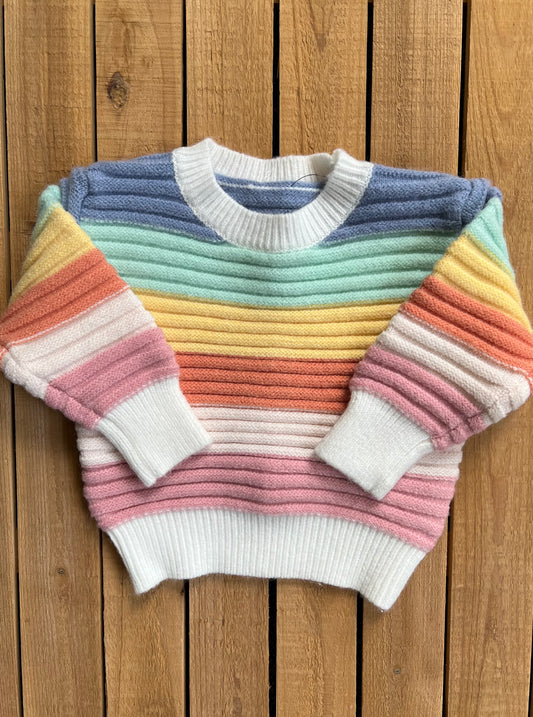 Rainbow Striped Sweater