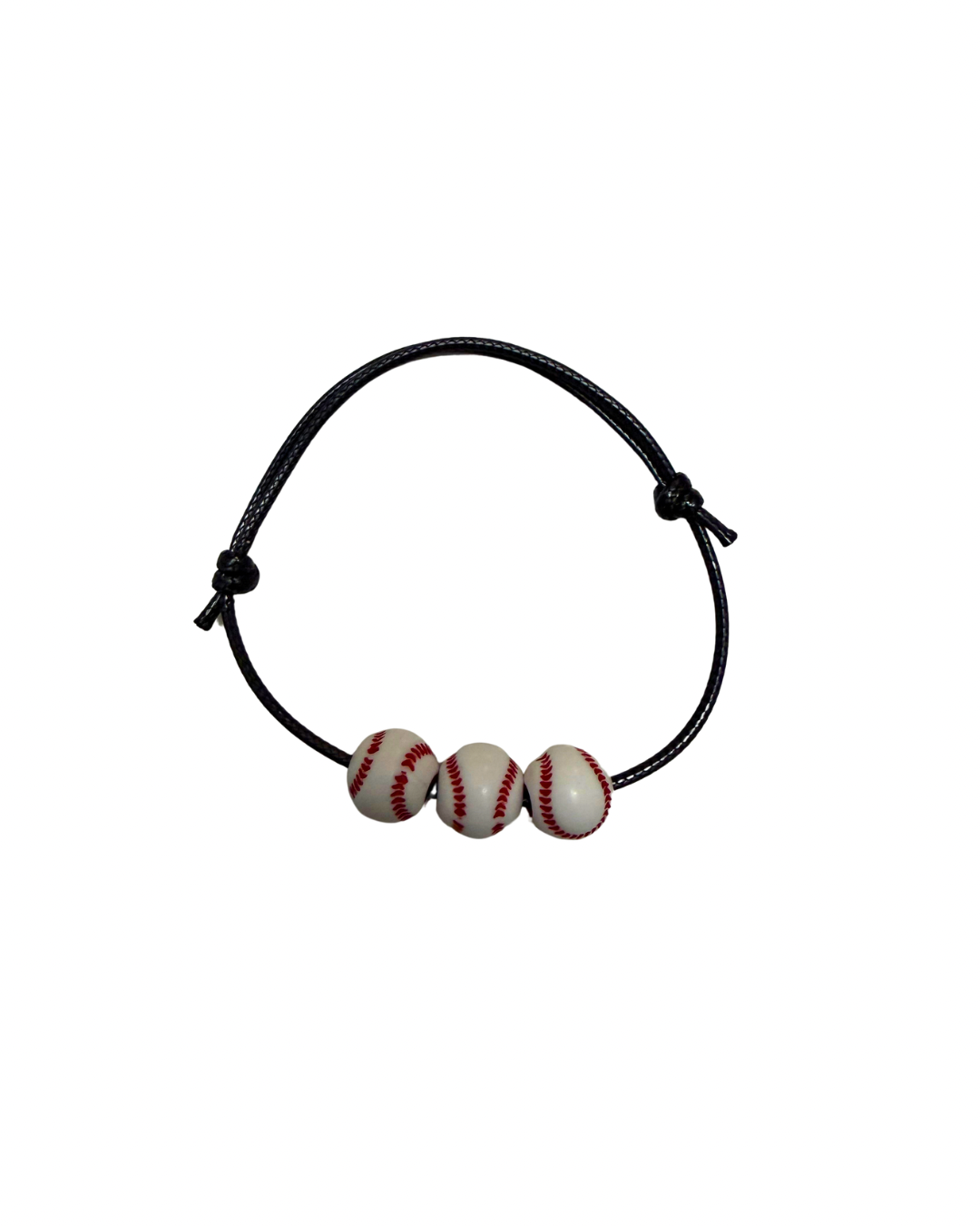 Baseball Beaded Bracelet