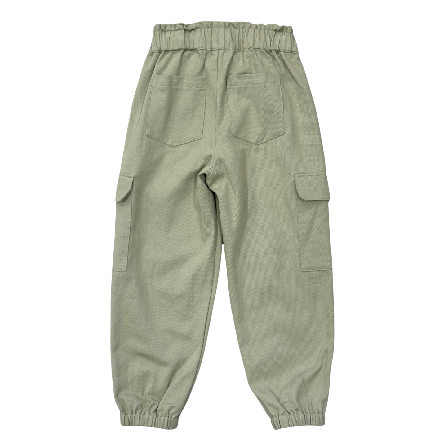 Girls Cargo Utility Pant in Evergreen