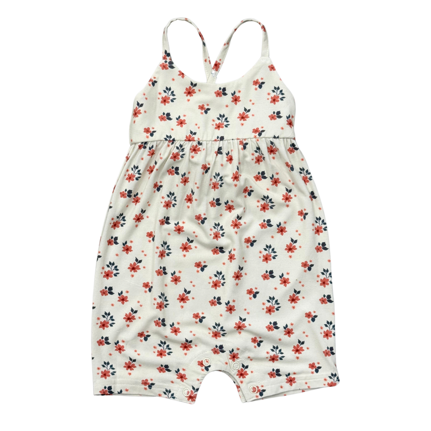 Girl's Tie-Back Romper