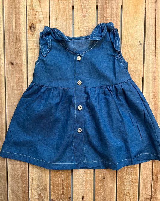 Denim Tie Dress