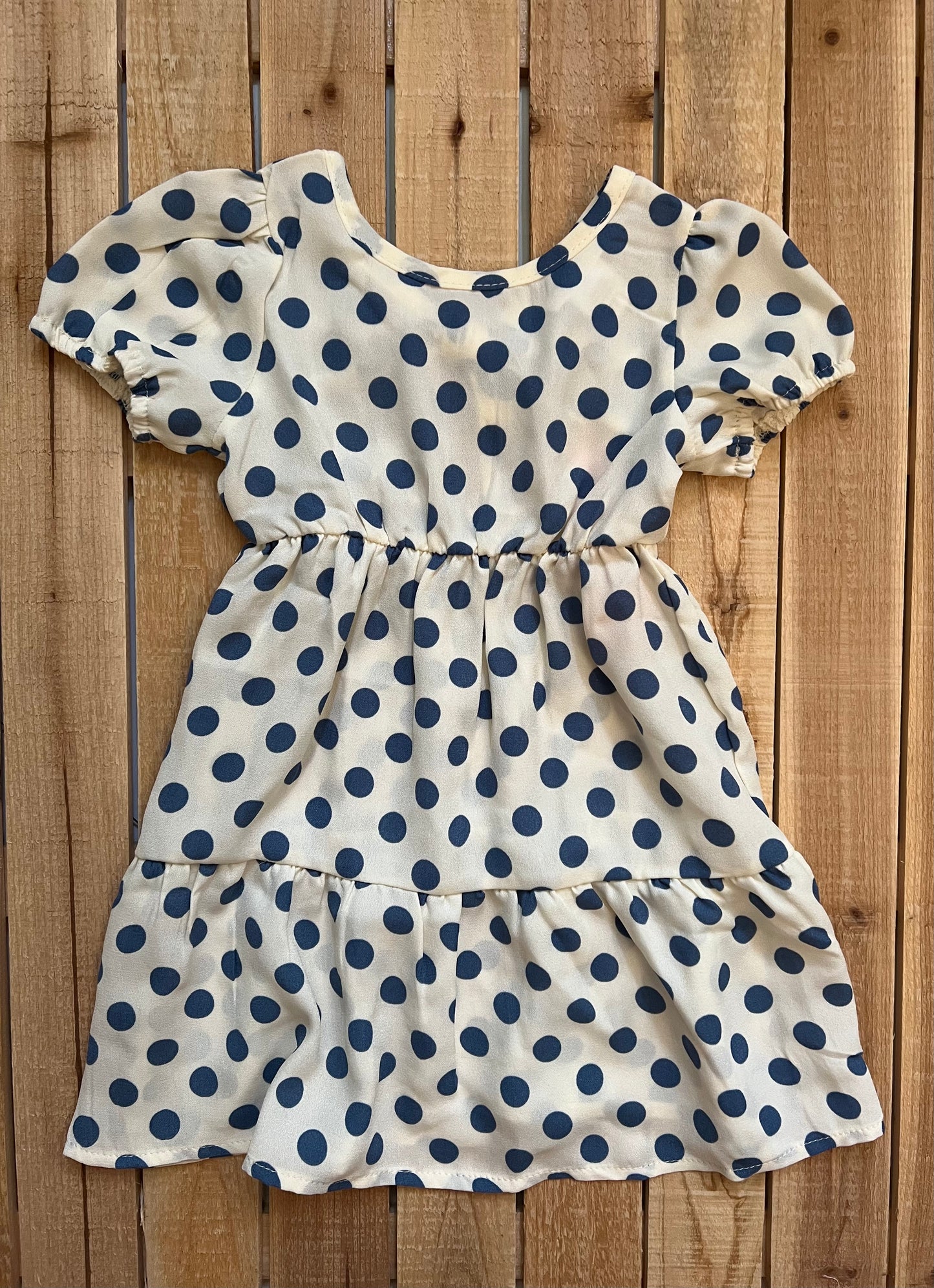 Polka Dot Tie Back Dress