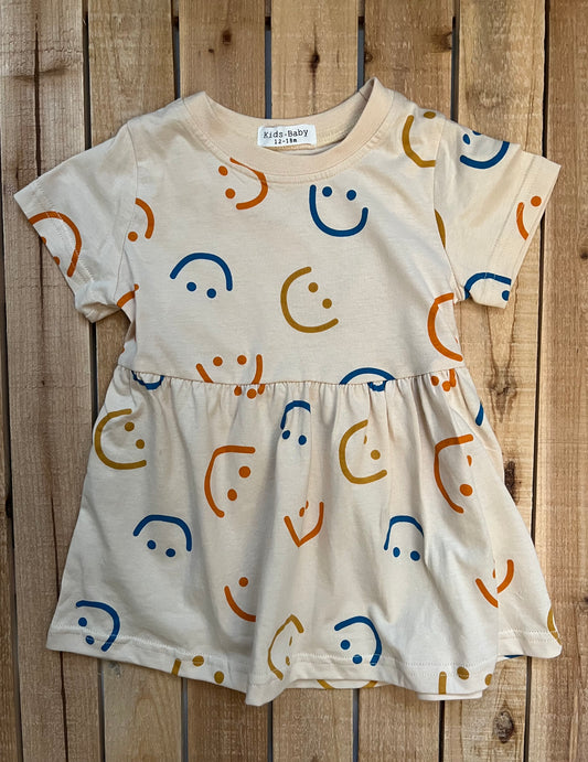 Smiley Print Dress