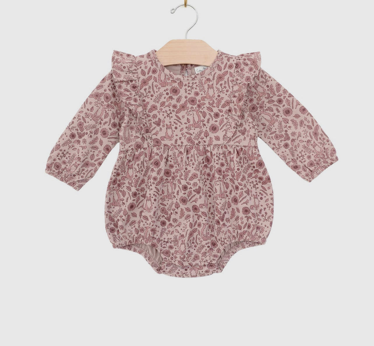 City Mouse Fox Floral Romper