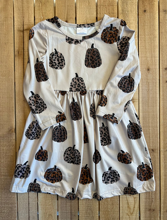 Cheetah Print Pumpkins Dress